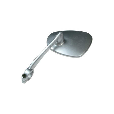 Left kidney-shaped mirror w/ clamp for Simson AWO SR2 KR51 IWL MZ EMW
