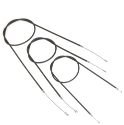 AWO Sport 3-piece Bowden Cable Kit (no adjuster screw) - Black