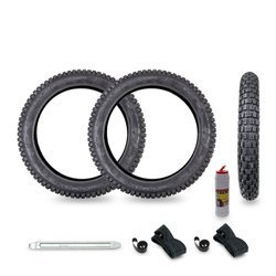 2x 2.75x16 Enduro Tires + Inner Tube & Talc for Simson S50/S51/S53/S83/KR51