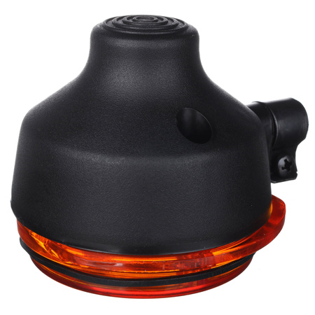 Blinker mit E-Prüfzeichen vorn (schwarz / orange) für Simson S50 S51, MZ TS ETZ