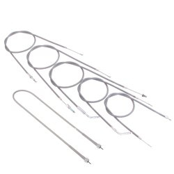 Bowden Cable Kit + Speedo Cable for NSU Quickly N/S (6pc, gray)