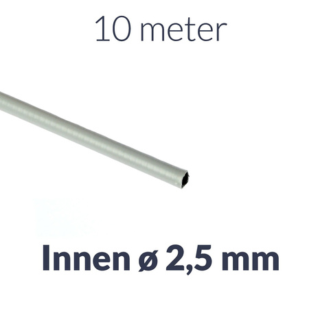 10m Grey Bowden Cable 2.5mm ID - Moped/Motorcycle Brake, Clutch, Throttle