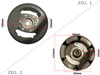 Flywheel flywheel breaker for Simson S50 S51 S70 KR51 / 2 Schwalbe Sr50