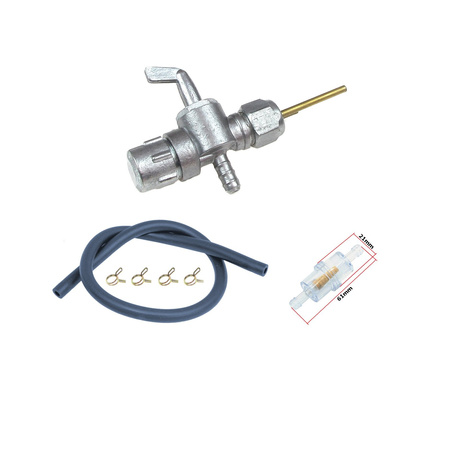 Set of fuel tap + filter + hose + clamps for Junak, WFM, SHL