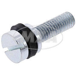 Adjustment screw, rubber washer & retainer for Simson KR51 Duo SR4 Vogel