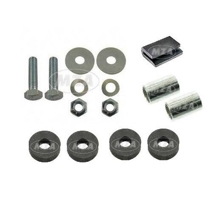 Simson KR50 KR51 Schwalbe Tank Mount Screw & Rubber Bushing Kit