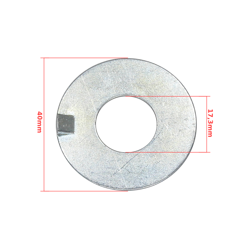 DIN432 Locking Plate 17 for Chain Sprocket - MZ ETZ 250/251/301/TS250