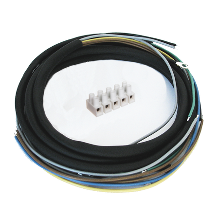 Wiązka przewodów dla Zündapp GTS 50 typ 517 z kolorowym schematem połączeń