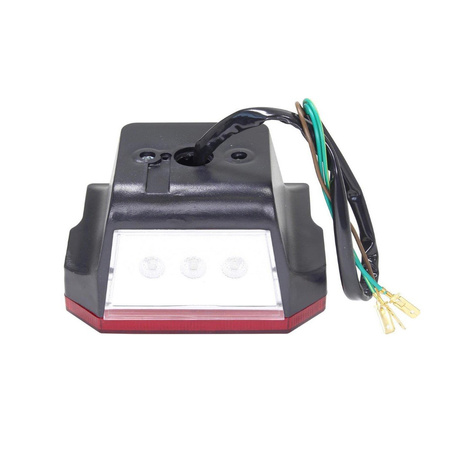 Lampa tylna LED kątowa kompletna (E-mark) do Simson S51 SR50 S53 S83, MZ ETZ