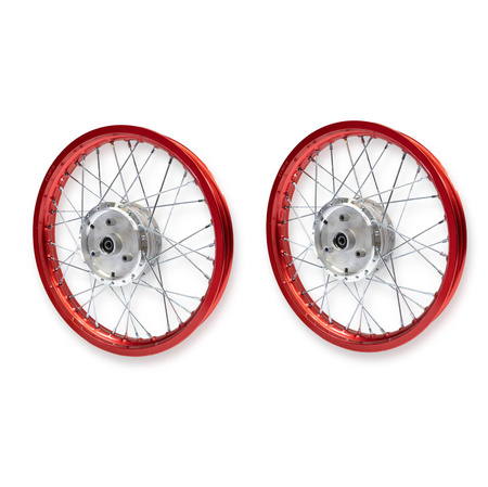 Spoked wheel 16 inches 1.60 x 16 "for Simson S50 S51 S70 KR51 SR4 - chrome-plated steel