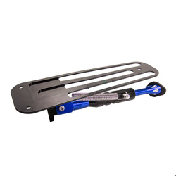 Blue Footboard Side Stand Set for Simson Schwalbe KR51/1 & KR51/2