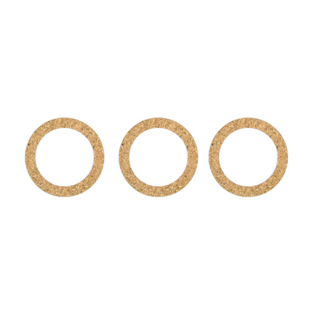 3x cork gasket for tank cap gasket made of cork - 60x80mm for AWO, MZ ES, ETZ, JAWA