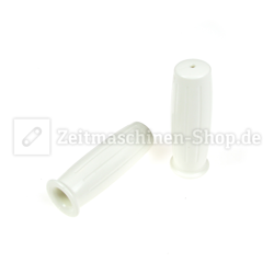 White 22 mm Handlebar Rubber Grips (Pair) for Simson, MZ Motorcycles