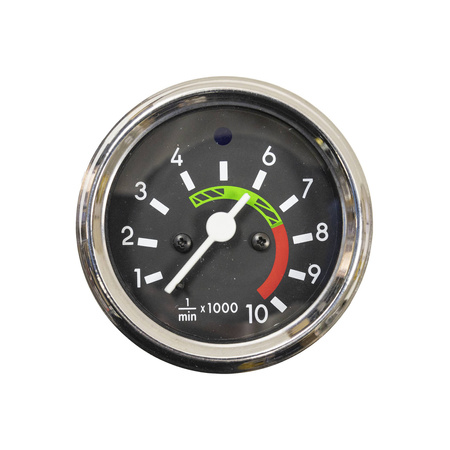 Tachometer DZM with high beam control for Simson S50 S51 S53 S70 - chrome ring