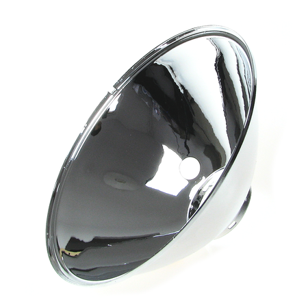 Headlight reflector w/ parking light hole for Simson, MZ, ES, IFA, BK