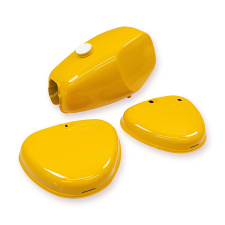 Simson S50/S51 Fuel Tank Set (Buffalo) - 2nd, Sahara Brown - read desc