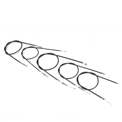 Zündapp CS25 cable kit - throttle, clutch, start, gear & brake (5pc)