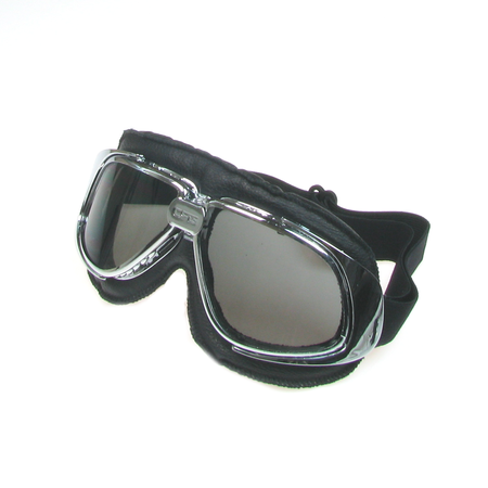 Tinted Motorcycle Aviator Goggles 108 - Fits MZ ES TS BK RT ETZ Simson NSU