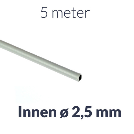 5m Bowden Housing Grey 2.5mm ID for Moped/Motorcycle Brake/Clutch/Throttle