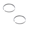 2x Piston Rings 2nd Oversize Ø38.50mm for Simson S50 S51 S53 KR51/2 SR50