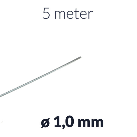 5m Bowden Inner Cable Ø1.0mm for Moped & Motorcycle – Throttle/Clutch