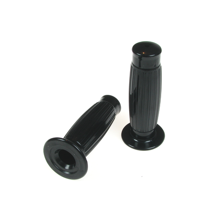 Grips for handlebars 22mm L: 130mm for Moto Guzzi Triumph Norton BSA - black