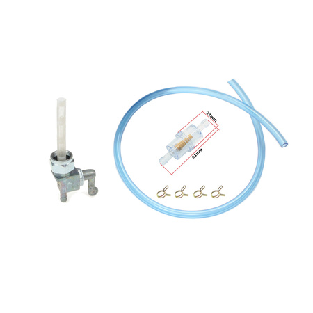 Fuel Tap + Filter + Hose for Moped/Mofa NSU Kreidler Zündapp Puch DKW