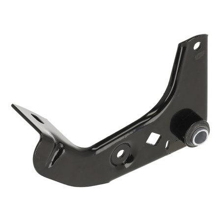 Left engine mount for Simson S50 S51 including rubber bushing - black coated