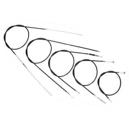 5pc Bowden Cable Kit for NSU Quick – Throttle & Clutch