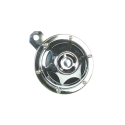 12V Sheriff Star Chrome Horn Ø100 – Fits Harley, Honda, Suzuki, Yamaha