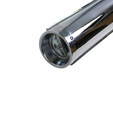 Pair of Chrome Exhaust Mufflers for JAWA 350