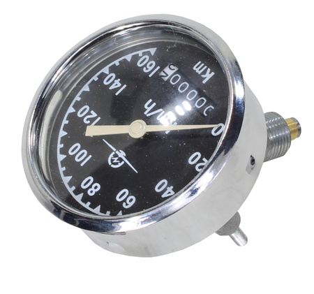 Curved speedometer Ø80mm 0–160 km/h fits AWO, EMW, BK 350, IZ