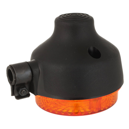 Blinker mit E-Prüfzeichen hinten (schwarz / orange) für Simson S50 S51 MZ TS ETZ