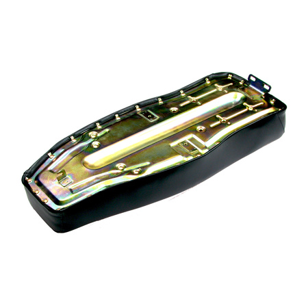 Simson S50/S51/S70 Replacement Seat - Black Smooth Rubber Bumpers, No Logo