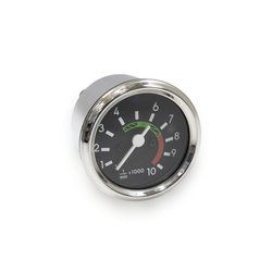 Tachometer w/ High-Beam Indicator for Simson S50/S51/S53/S70 - Chrome Ring