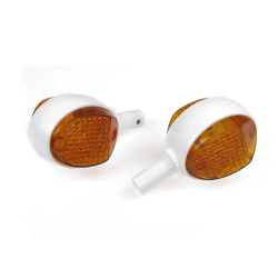 2x Blinker mit E-Prüfzeichen für Simson KR51/1 KR51/2 Schwalbe SR4-2/3/4, MZ ES