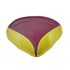 Simson SR2/SR2E Seat Cover Saddle 1st Quality – Burgundy/Yellow