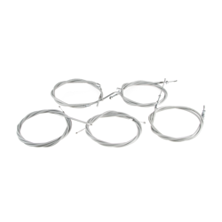 5-pc Bowden cable kit for IWL Berlin & Wiesel – grey