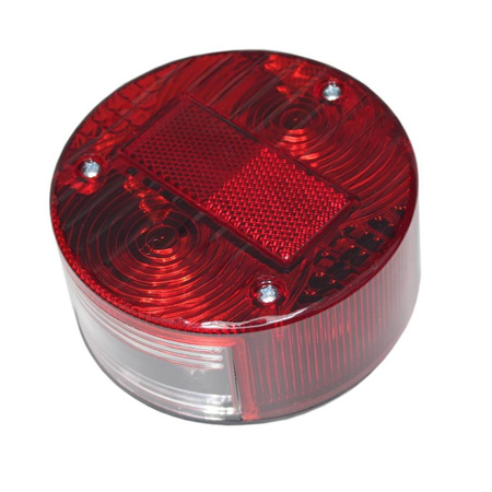 Taillight round ø120mm (E-mark) for Simson S51 KR51 SR50 S53 S83, MZ ETZ