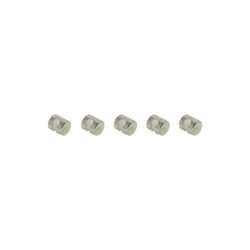 5x slotted nipple mounts (8x9mm) for Bowden cables, brake levers, clutch levers
