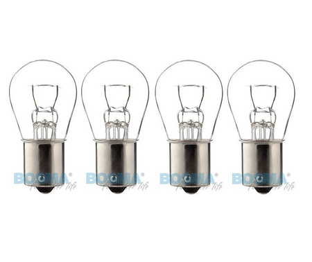 4x Glühlampe Glühbirne 12V P21W BA15s (E) Blinker Bremslicht für Simson, MZ 