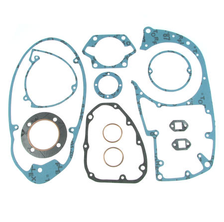 Gasket set + head gasket with copper burner ring for DKW NZ 350/1 (12 pieces)