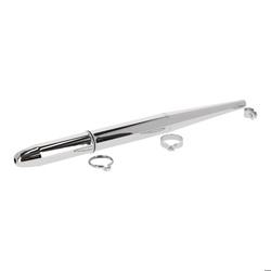 Exhaust Muffler Cone 1.5mm Sheet Steel for Simson SR4-2 Star incl. Clamps