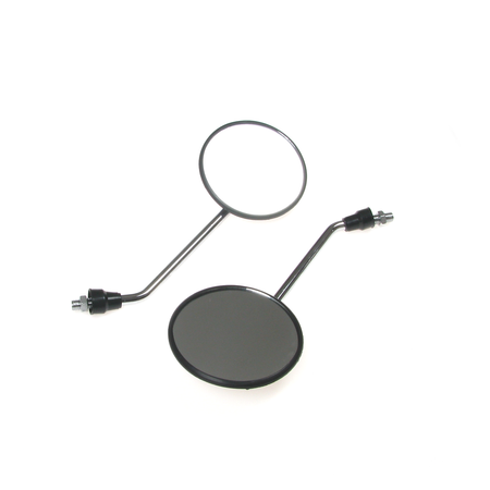 2x Chrome M10 Rearview Mirrors L&R for MZ ETZ/TS/ETS - New