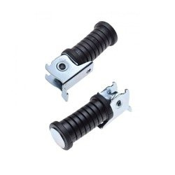 Pair Pillion Footpegs for Simson S50/S51/S83/KR51/SR50/SR4 - New Type