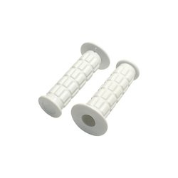 Pair White Handlebar Grips for Simson S50 S51 S53 S70 S83 SR50