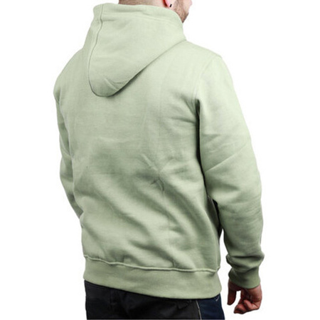 Hoodie with kangaroo pockets, color: sage, size: XXXL - Design: SIMSON Cross
