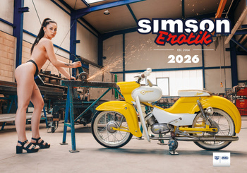 SIMSON-Erotikkalender 2026 - Mopeds und Models in Deutschland