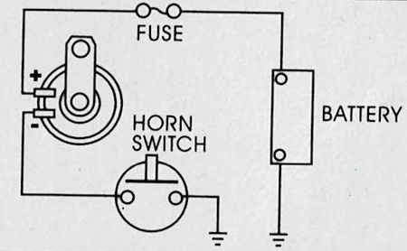 Horn 6V ø100 chrome bezel