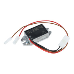 Powerdynamo 12V Regulator for Piaggio Ciao — max 13.8V 140W with Capacitor